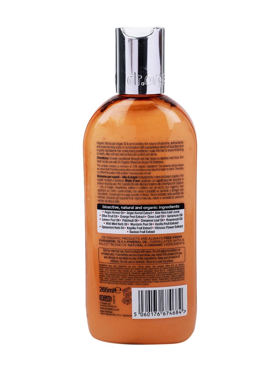 Dr Organic Moroccan Argan Oil Conditioner Ml Price Uses Side