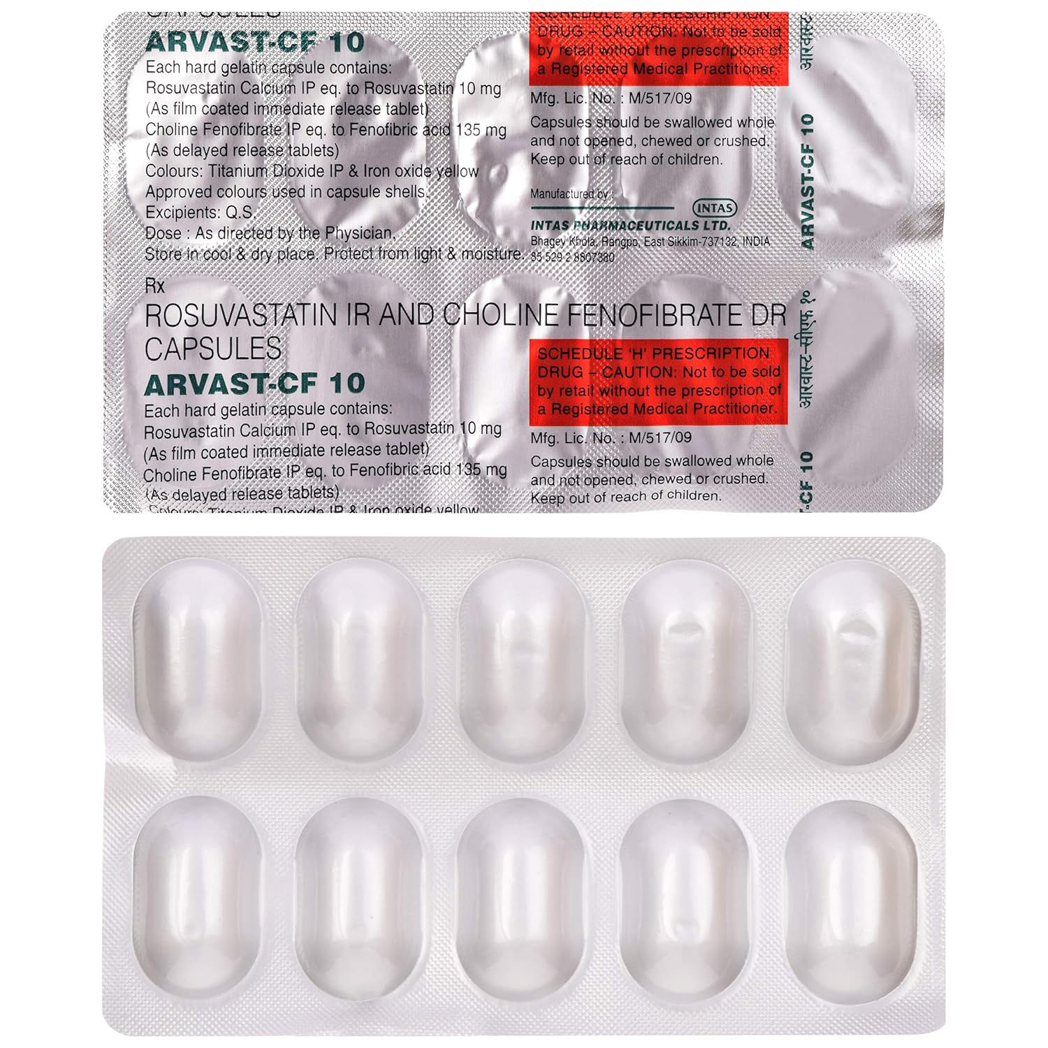 Arvast CF Capsule Uses Side Effects Price Apollo Pharmacy