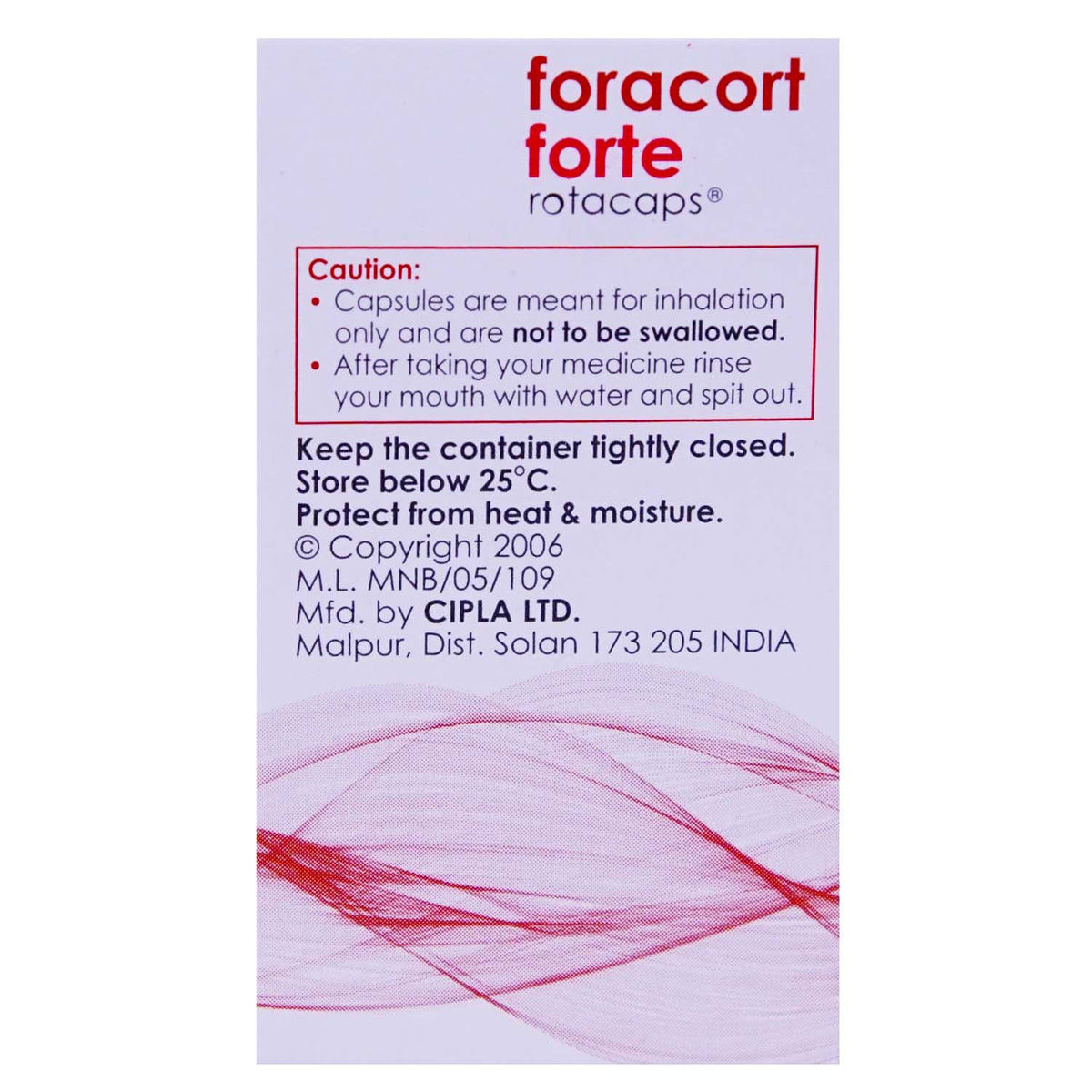 Foracort Forte Rotacaps 30 S Price Uses Side Effects Composition