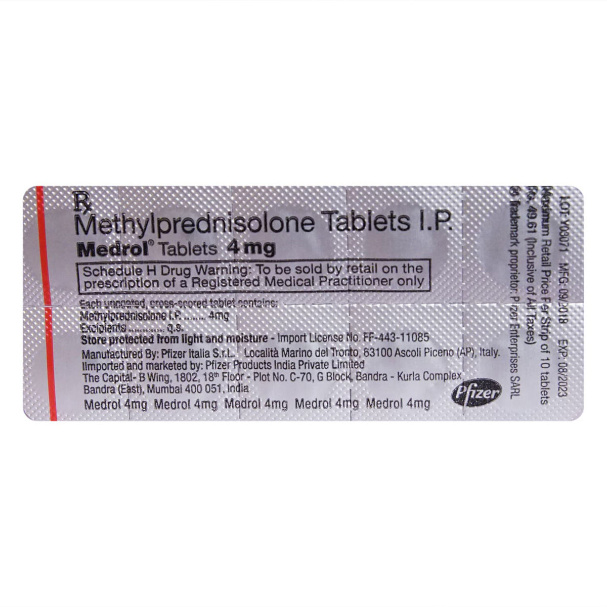 Medrol Mg Tablet S Price Uses Side Effects Composition Apollo