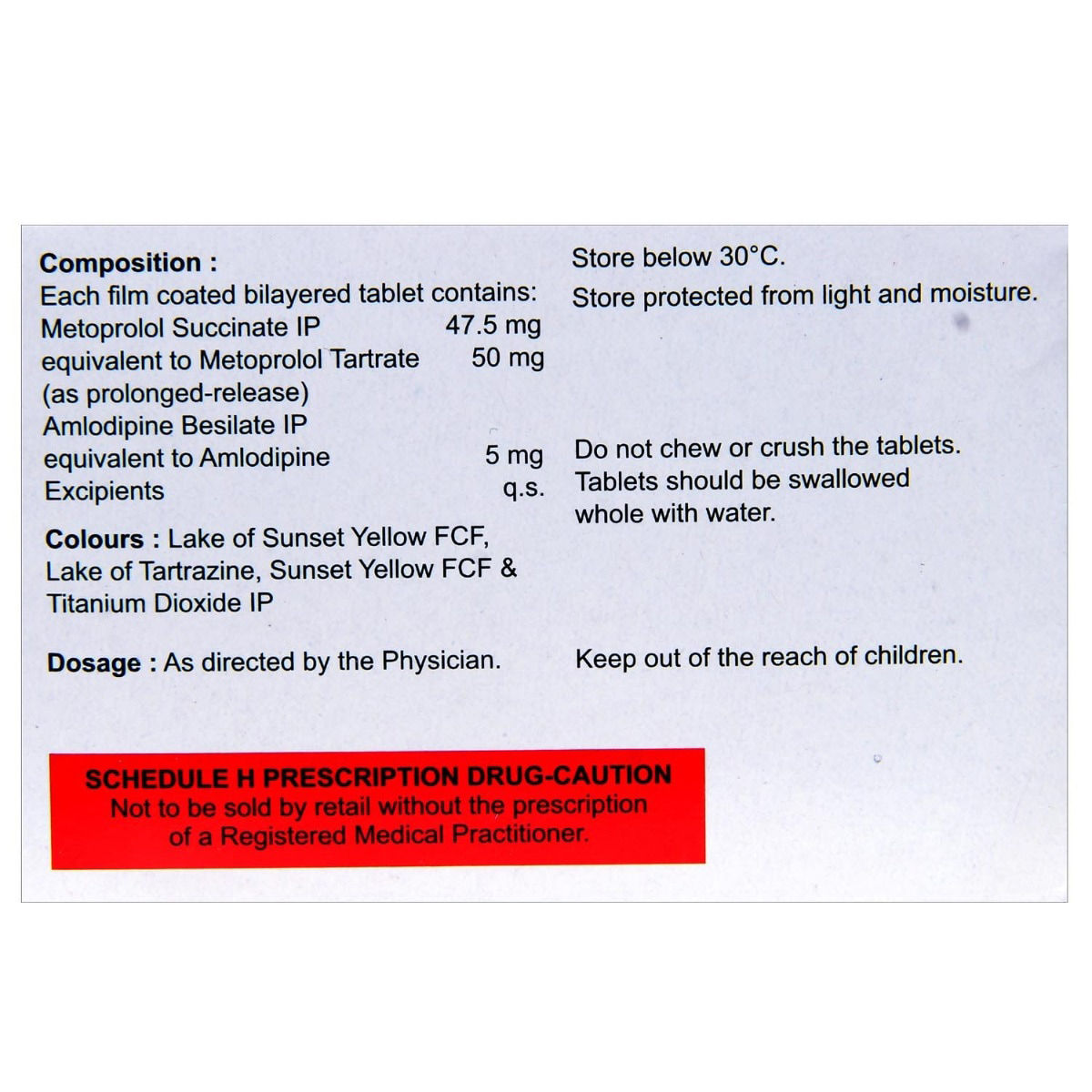 Met Xl Am Tablet S Price Uses Side Effects Composition