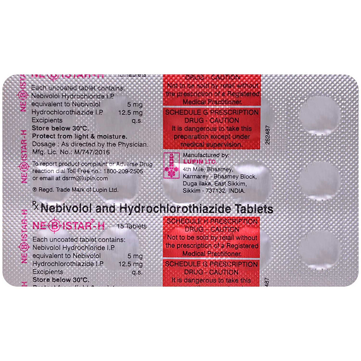 Nebistar H Tablet 15 S Price Uses Side Effects Composition Apollo