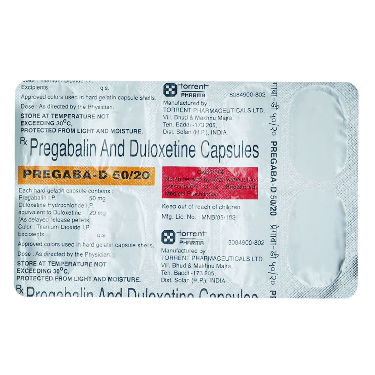 Pregabid D 50 20 Capsule 10 S Price Uses Side Effects Composition