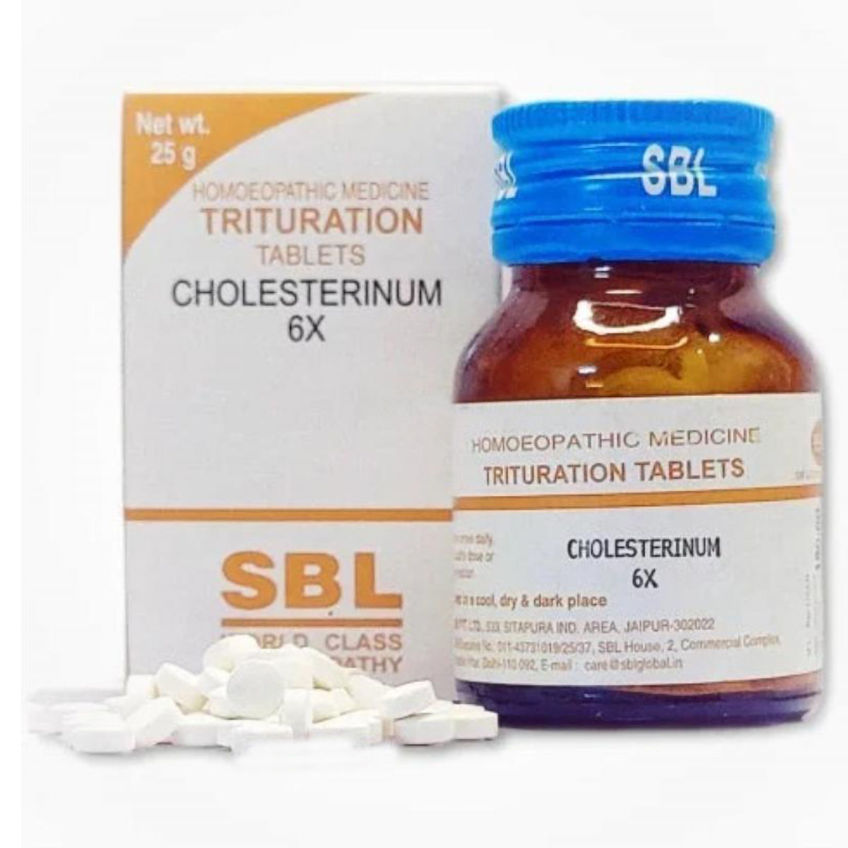 SBL Cholesterinum Trituration 6X Tablets 25 Gm Uses Benefits Price