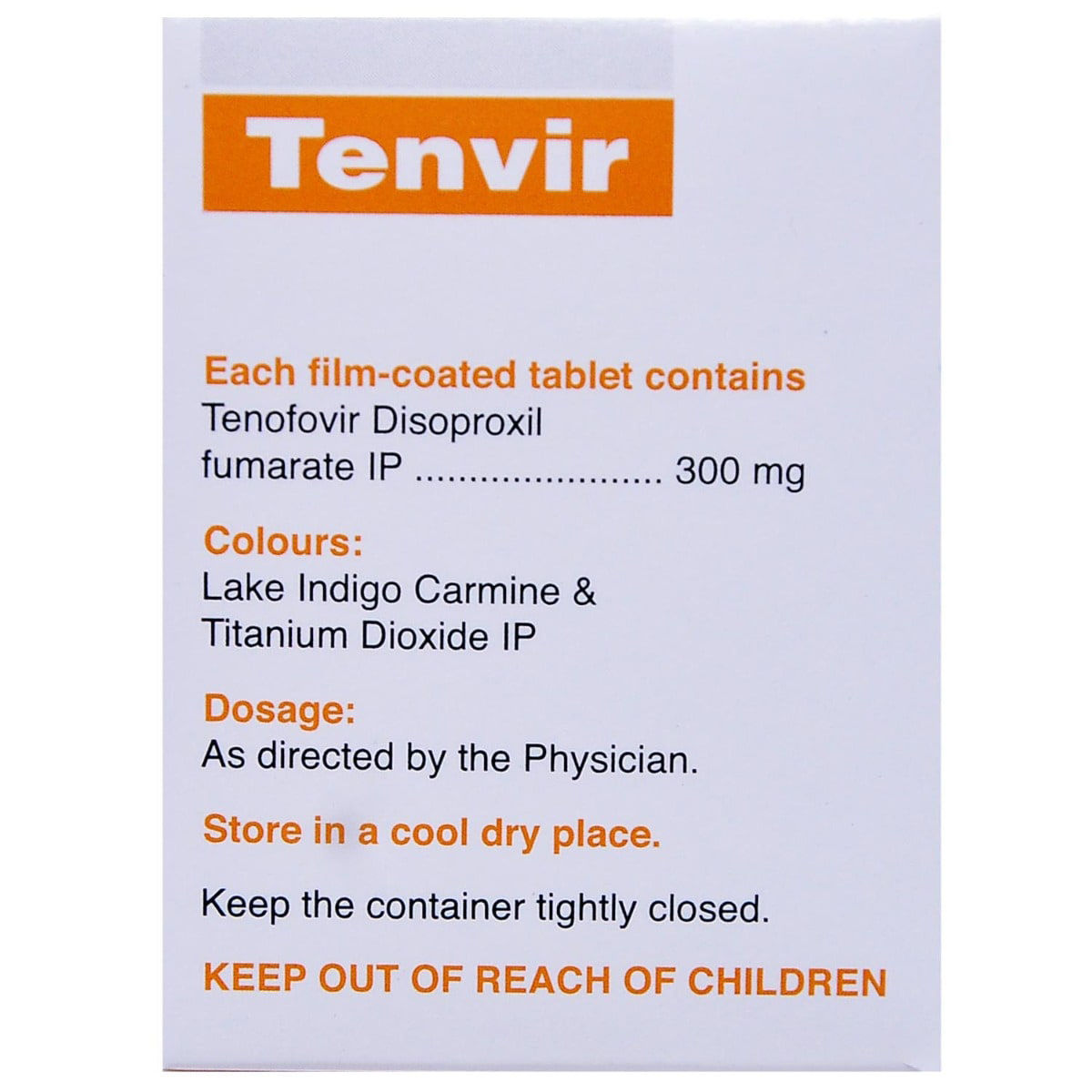 Tenvir 300 Tablet 30 S Price Uses Side Effects Composition Apollo