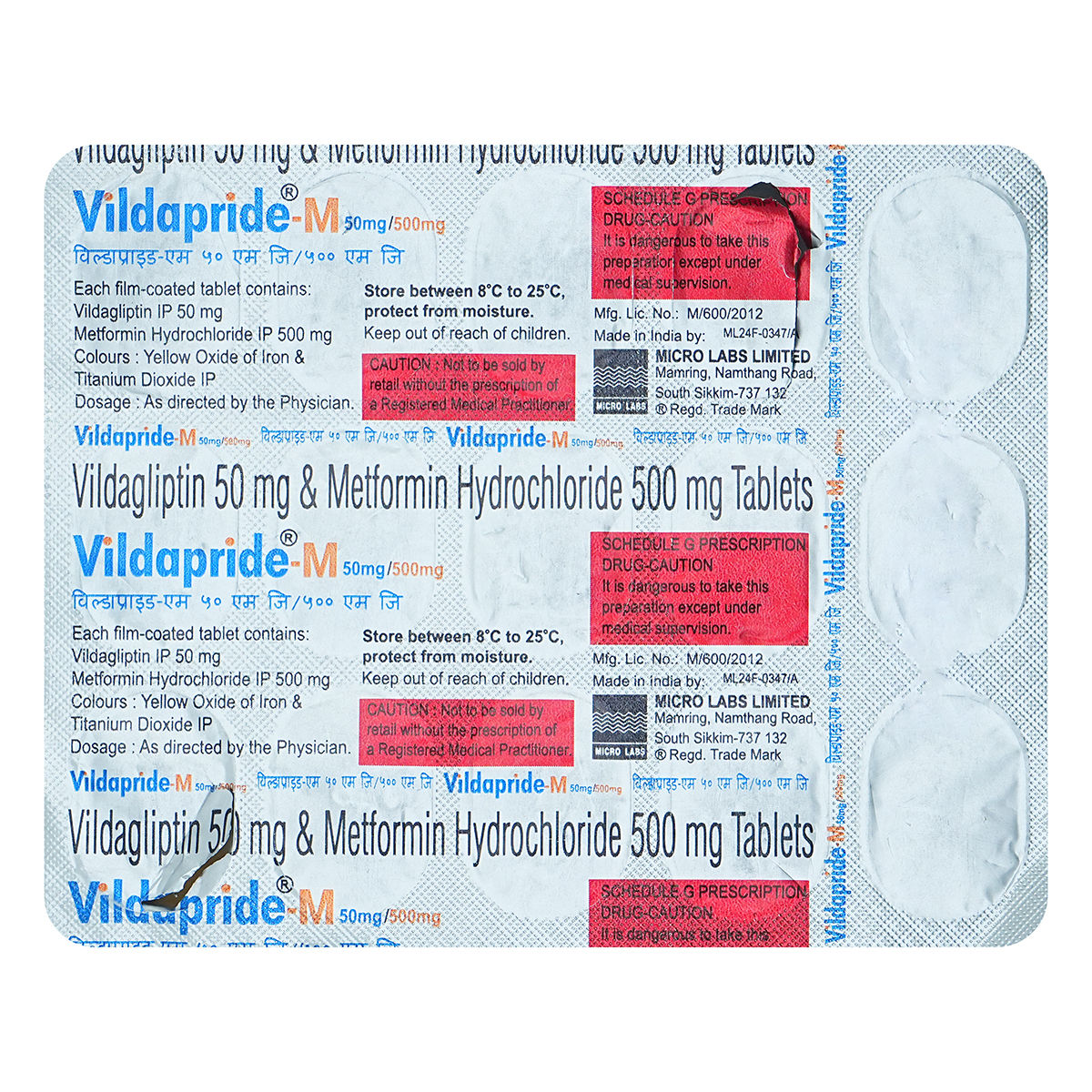 Vildapride M Mg Mg Tablet Uses Side Effects Price Apollo