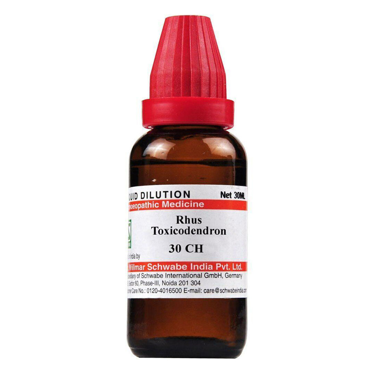 Dr Willmar Schwabe Rhus Toxicodendron 30 CH Dilution 30 Ml Uses