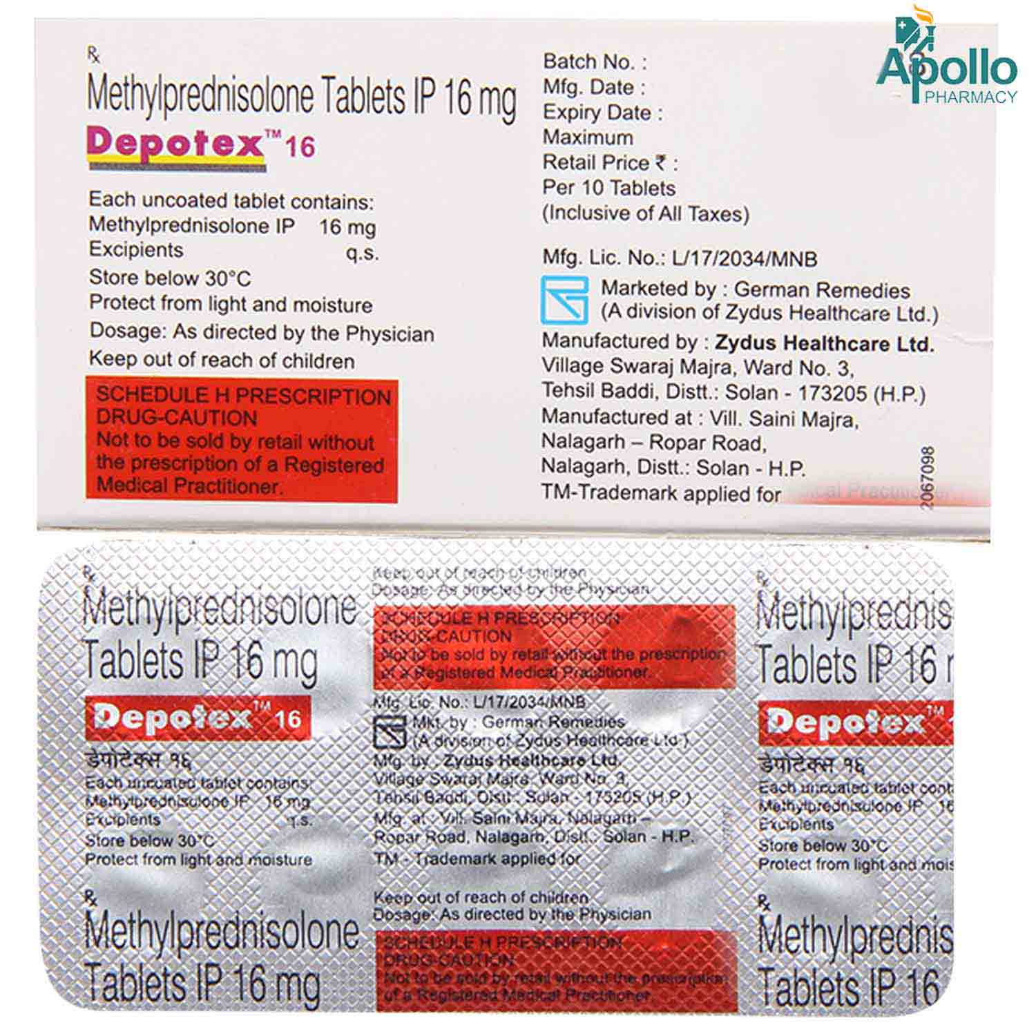 Depotex Tablet S Price Uses Side Effects Composition Apollo