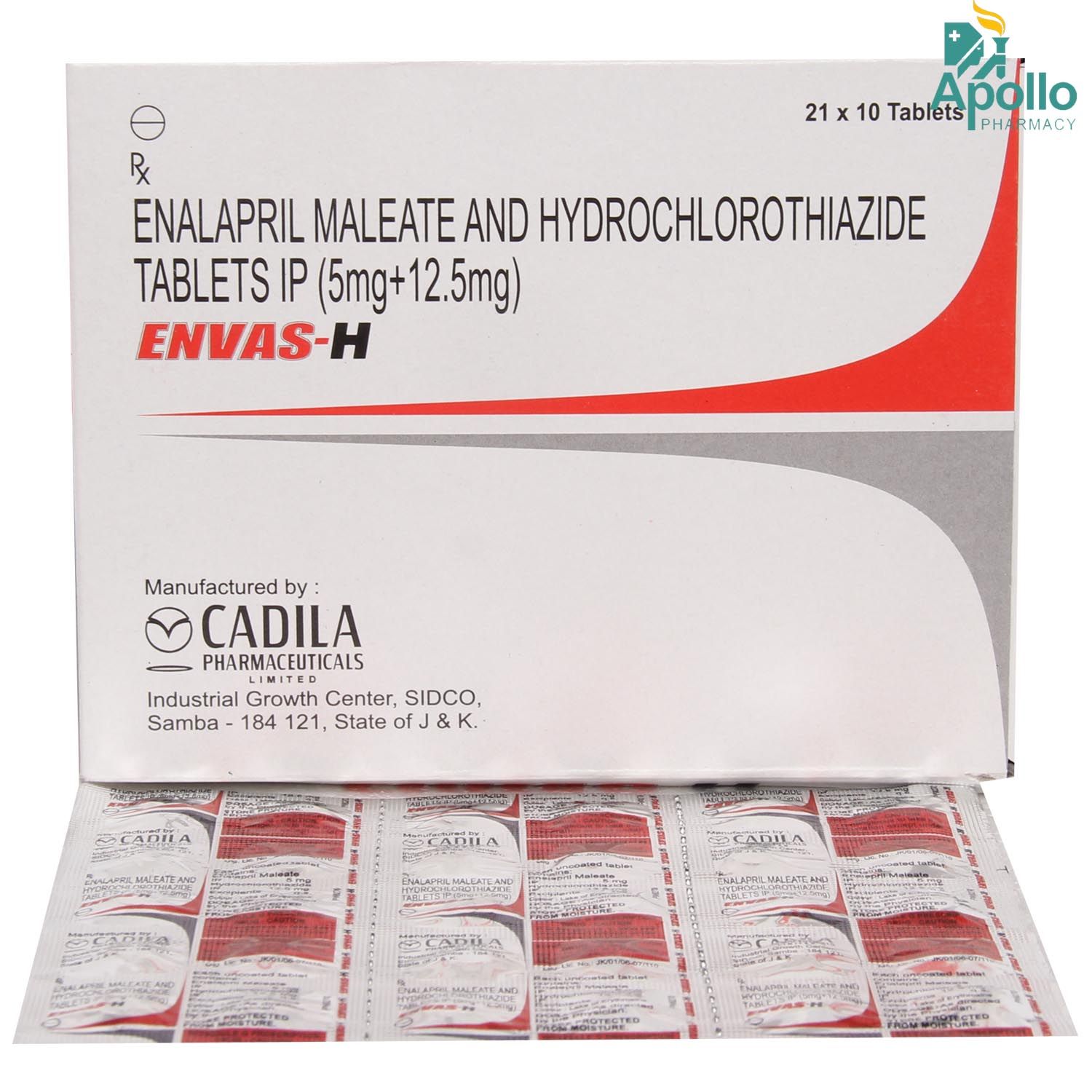 Envas H Tablet 10 S Price Uses Side Effects Composition Apollo