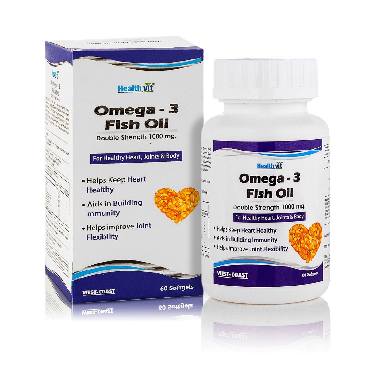 Healthvit Omega Fish Oil Mg Softgels Price Uses Side