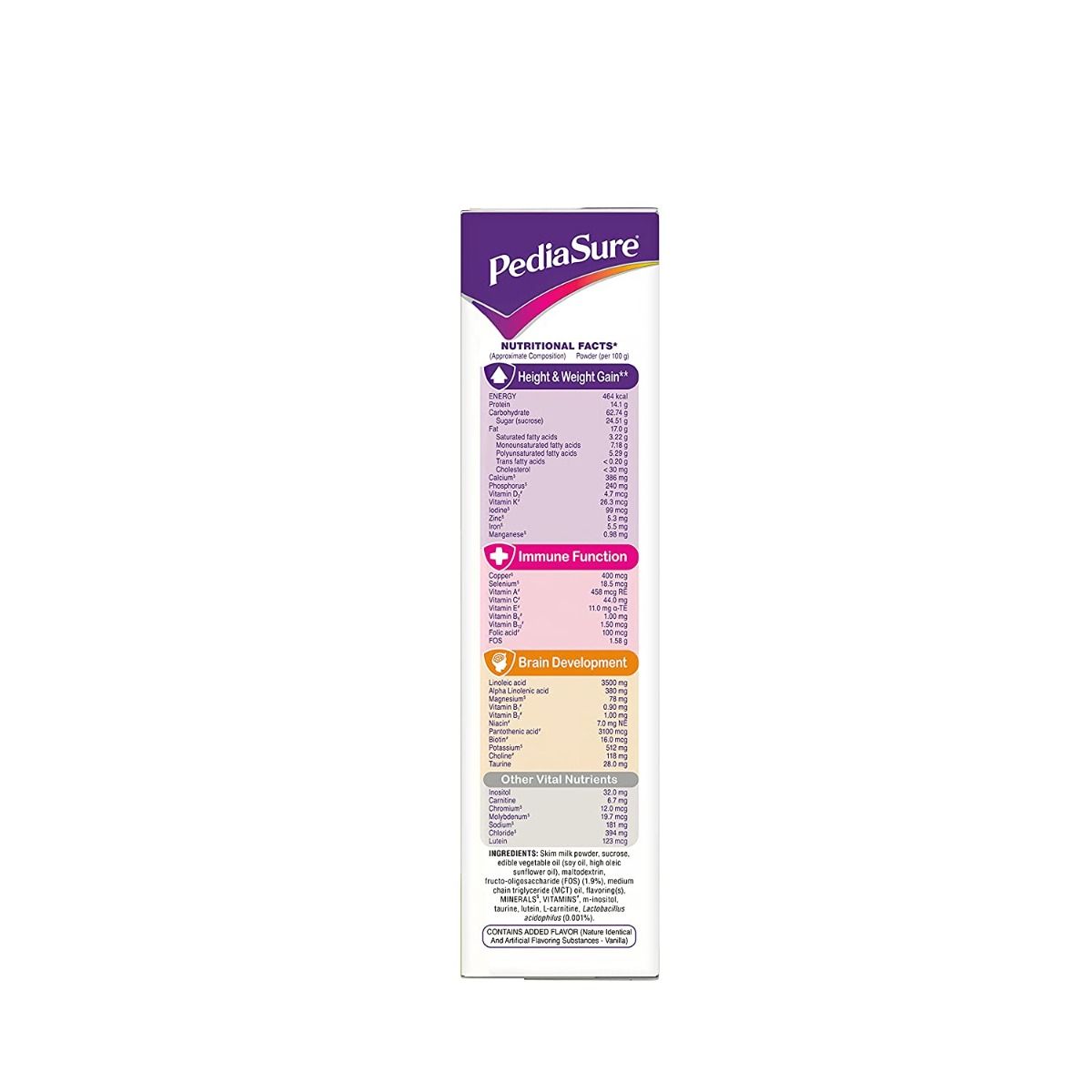 Pediasure Vanilla Flavour Specialized Nutrition Drink Powder For