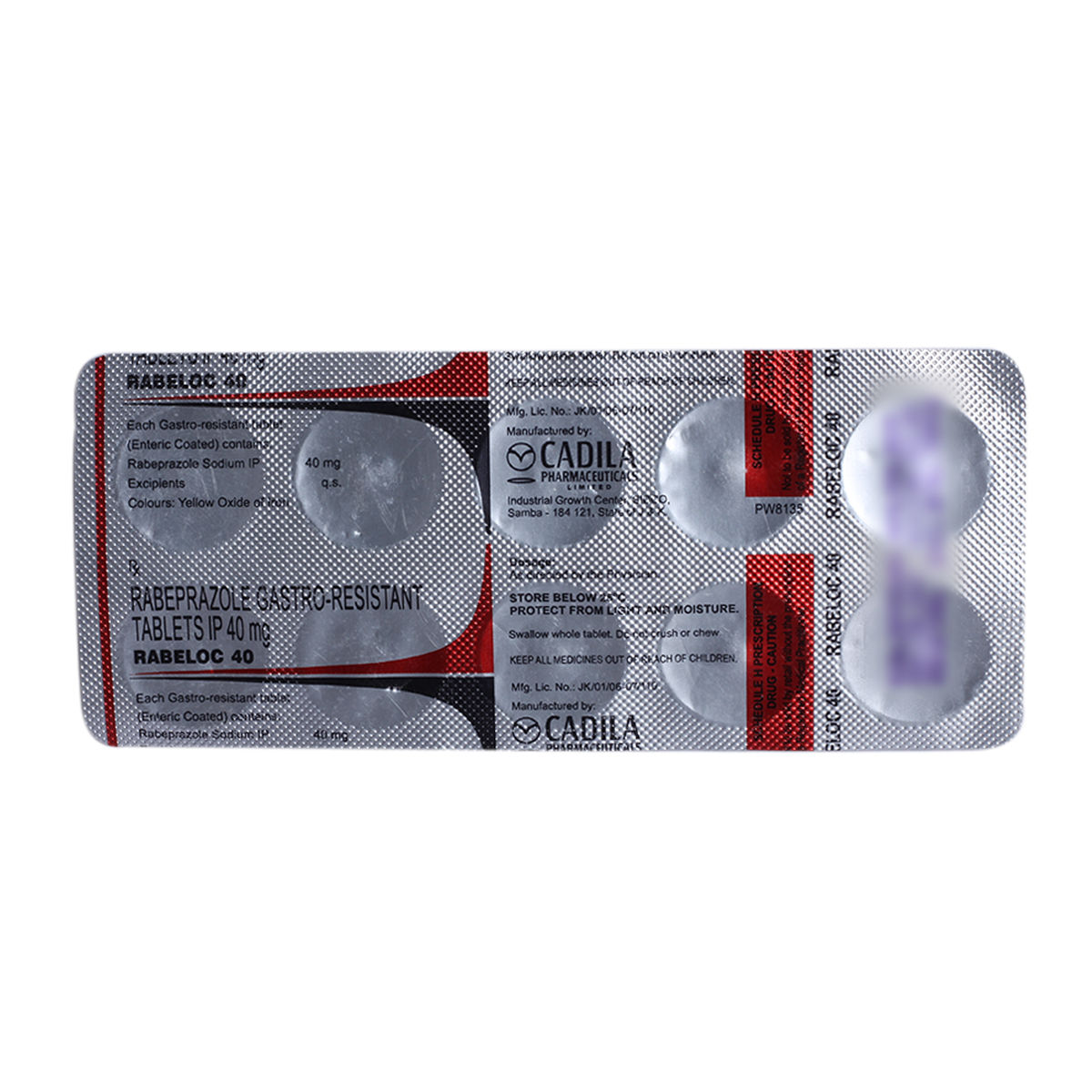 Rabeloc 40 Tablet 10 S Price Uses Side Effects Composition Apollo