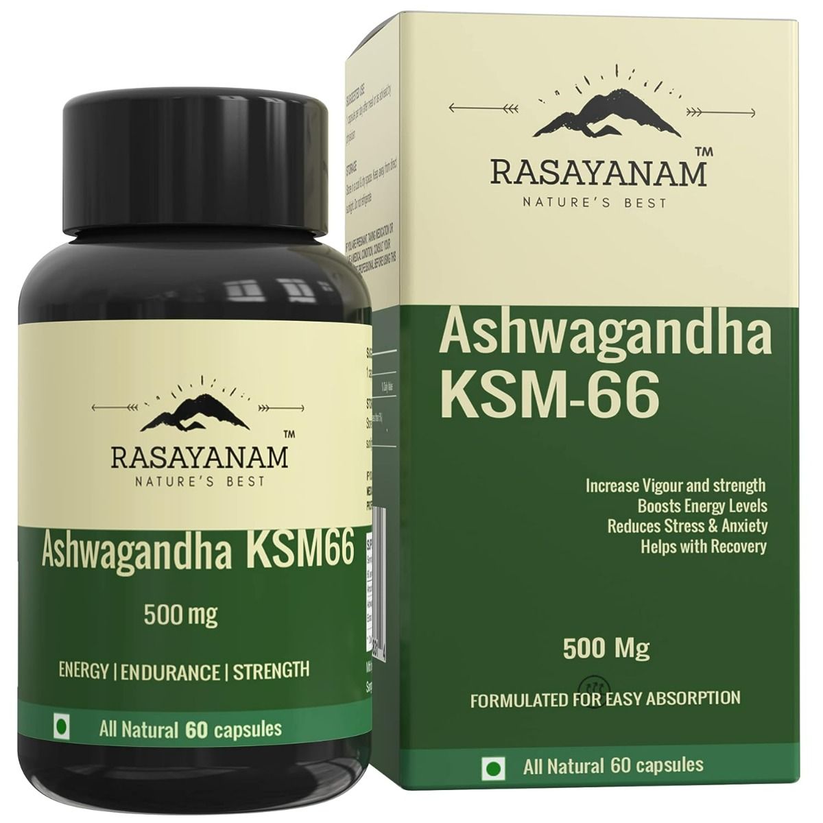 Buy Rasayanam Ashwagandha Ksm Mg Capsules Minutes