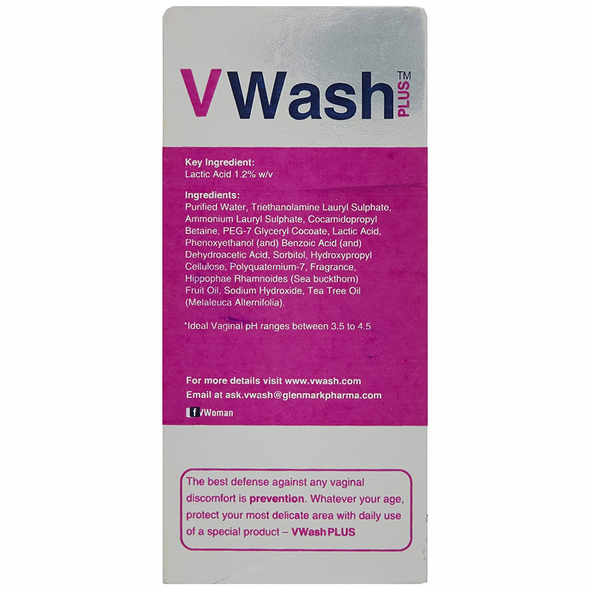 VWash Plus Expert Intimate Hygiene Wash Ml Price Uses Side Effects Composition Apollo