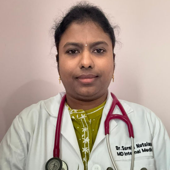 Dr. Suraja Nutulapati, General Physician/ Internal Medicine Specialist Dr. Suraja Nutulapati, General Physician/ Internal Medicine Specialist