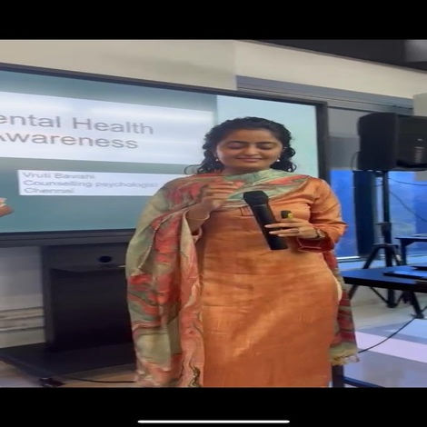 Ms. Vruti Bavishi, Psychologist Ms. Vruti Bavishi, Psychologist
