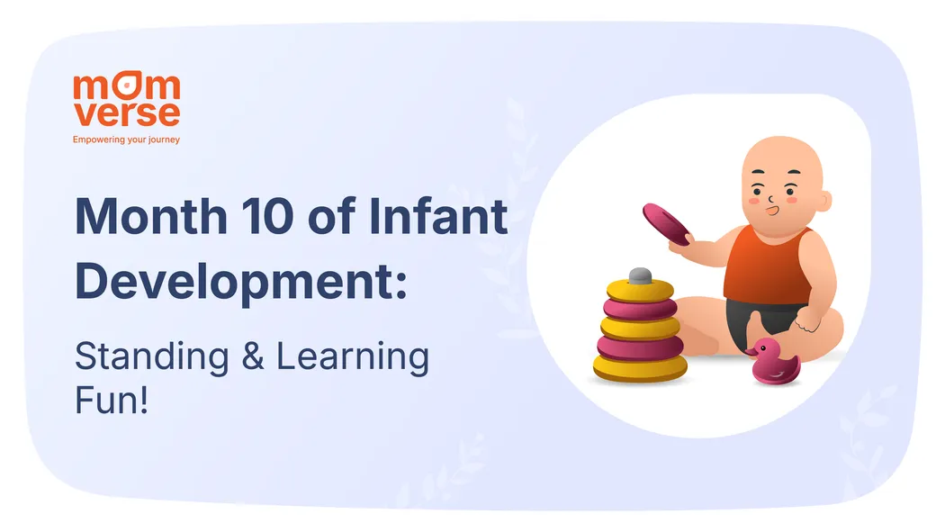 Month 10 of Infant Development: Standing & Learning Fun!