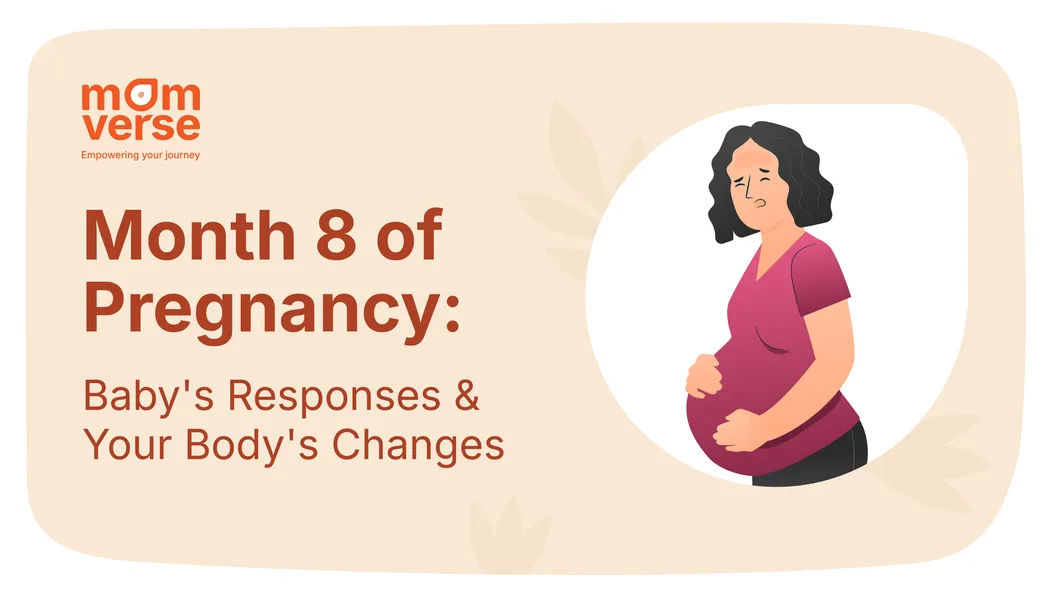 Month 8 of Pregnancy: Baby's Responses & Your Body's Changes
