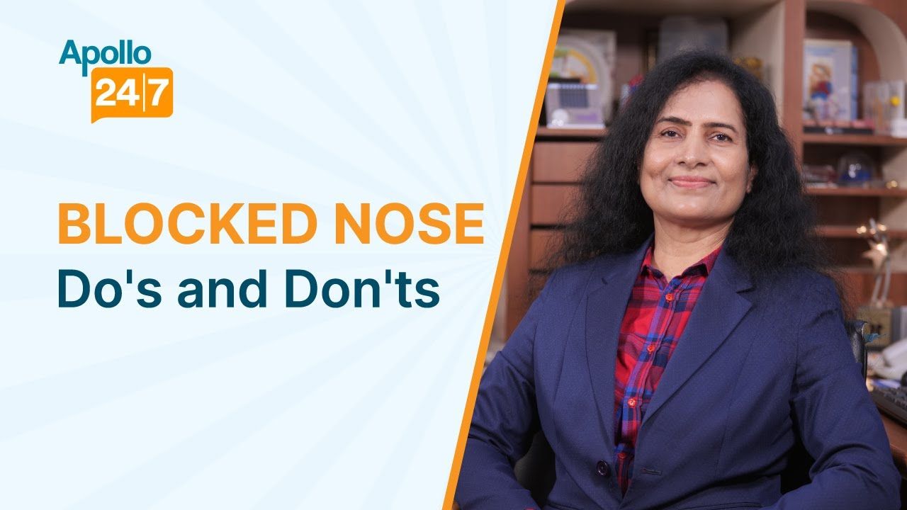 Here’s Why You Shouldn’t Treat A Blocked Nose Yourself