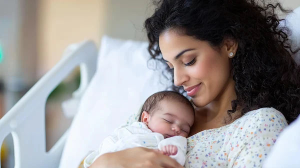 Postpartum mother
