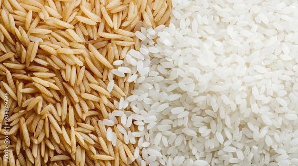 White Rice Compared to Brown Rice