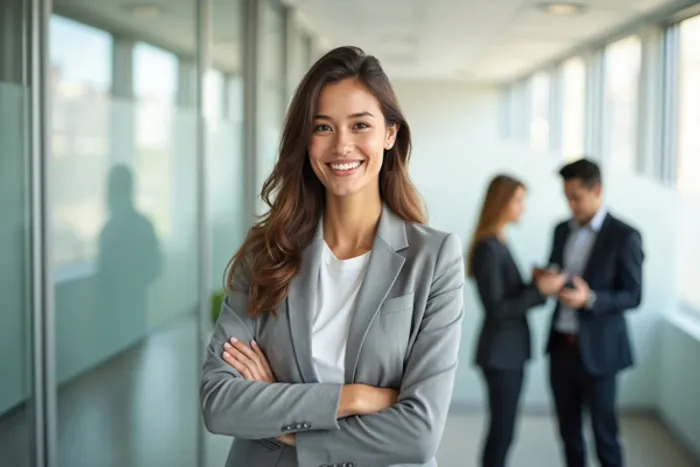 confident smile