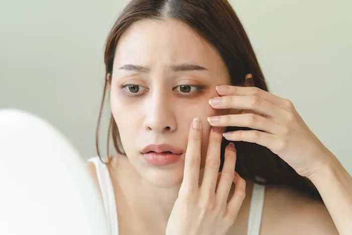 tired eyes