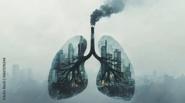 Air Pollution On Lungs