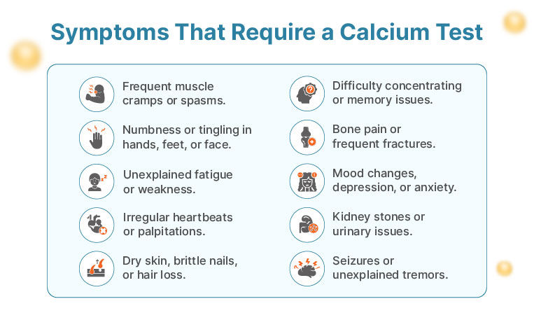 Calcium Test Symptoms