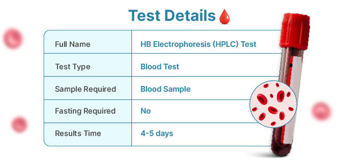 Hb Electrophoresis test details