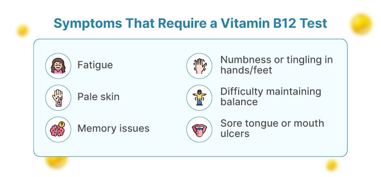 Vitamin B12 Test Symptoms