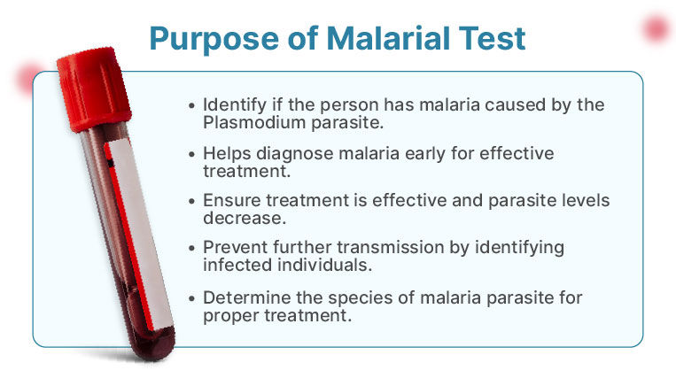 Test Purpose of Malarial Test