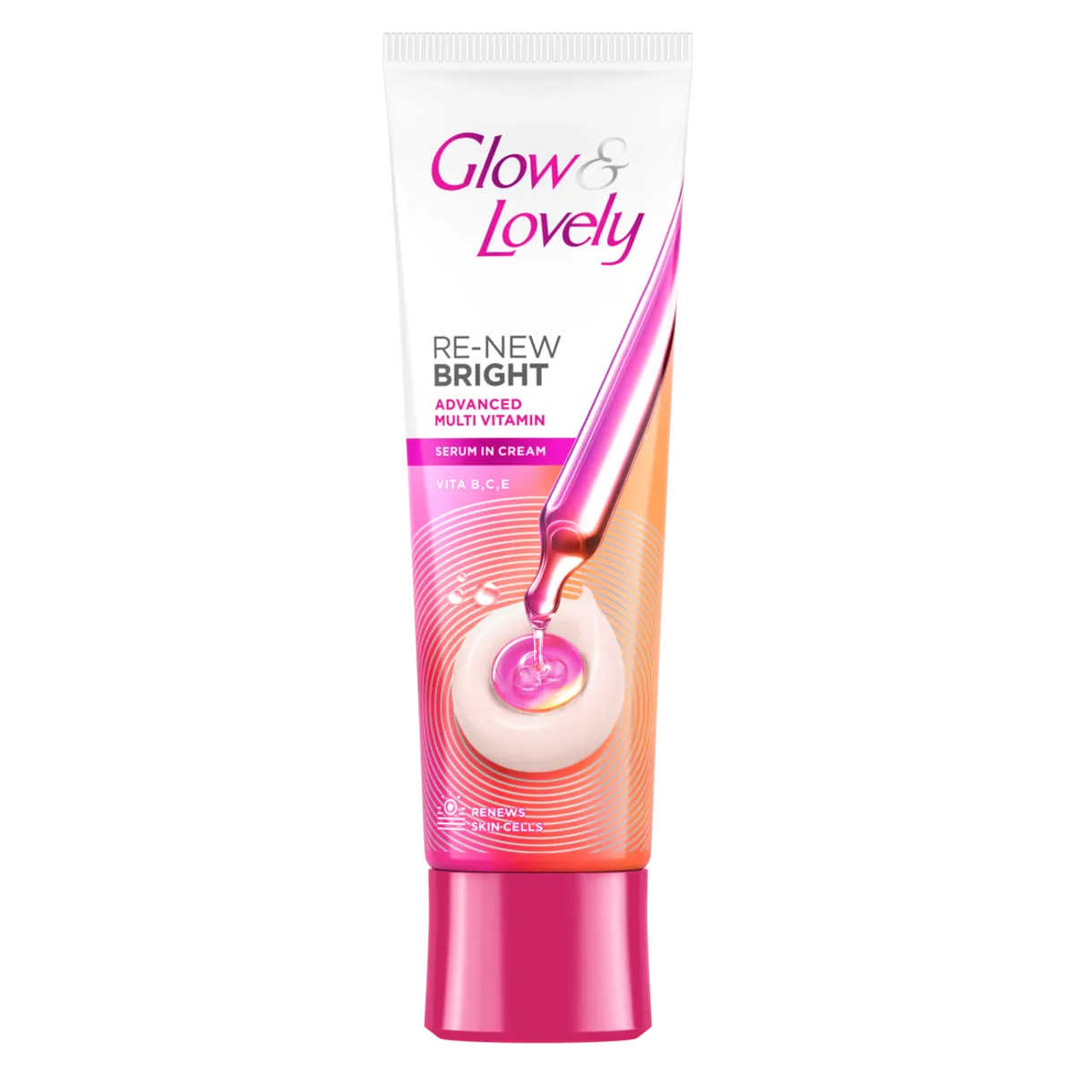 Buy Glow & Lovely Re-New Bright Advanced Multi Vitamin Face Cream, 110 gm | 19 Minutes Delivery
