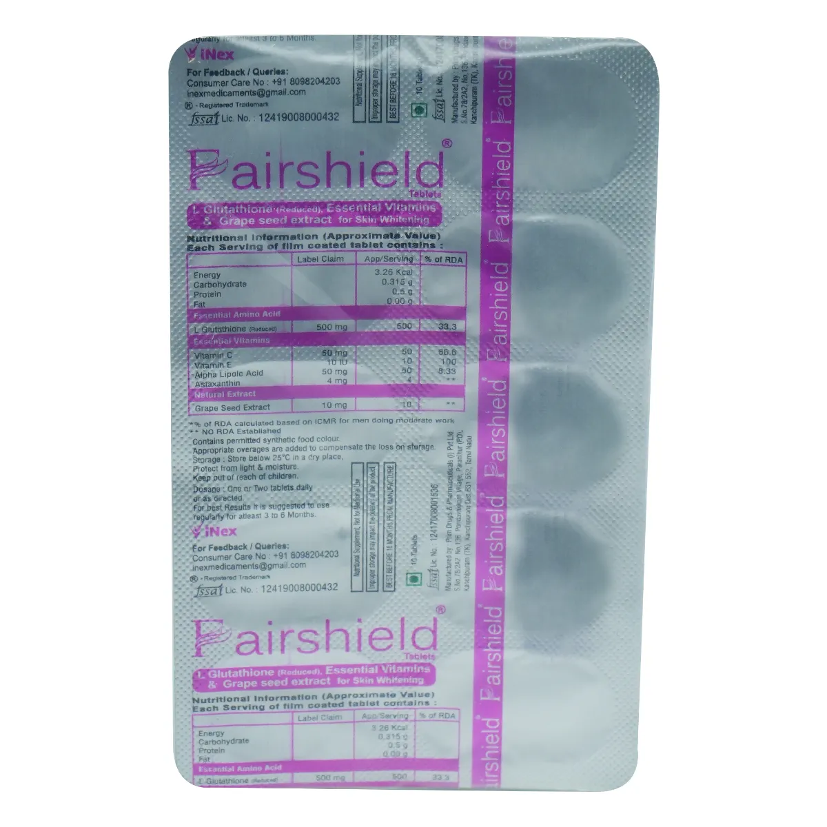 Buy Fairshield Tablet online | Uses, Side Effects, Price and substitutes