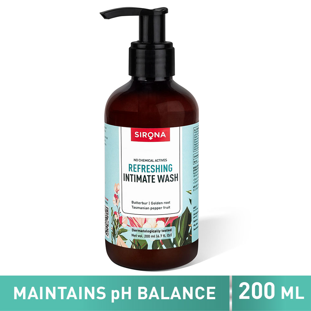 Sirona Refreshing Intimate Wash, 200 ml, Pack of 1 Sirona Refreshing Intimate Wash, 200 ml, Pack of 1