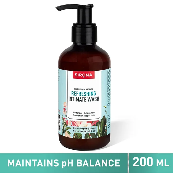 Sirona Refreshing Intimate Wash, 200 ml, Pack of 1