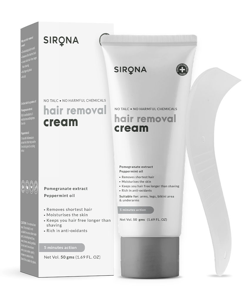 Sirona Hair Removal Cream, 50 gm Price, Uses, Side Effects, Composition