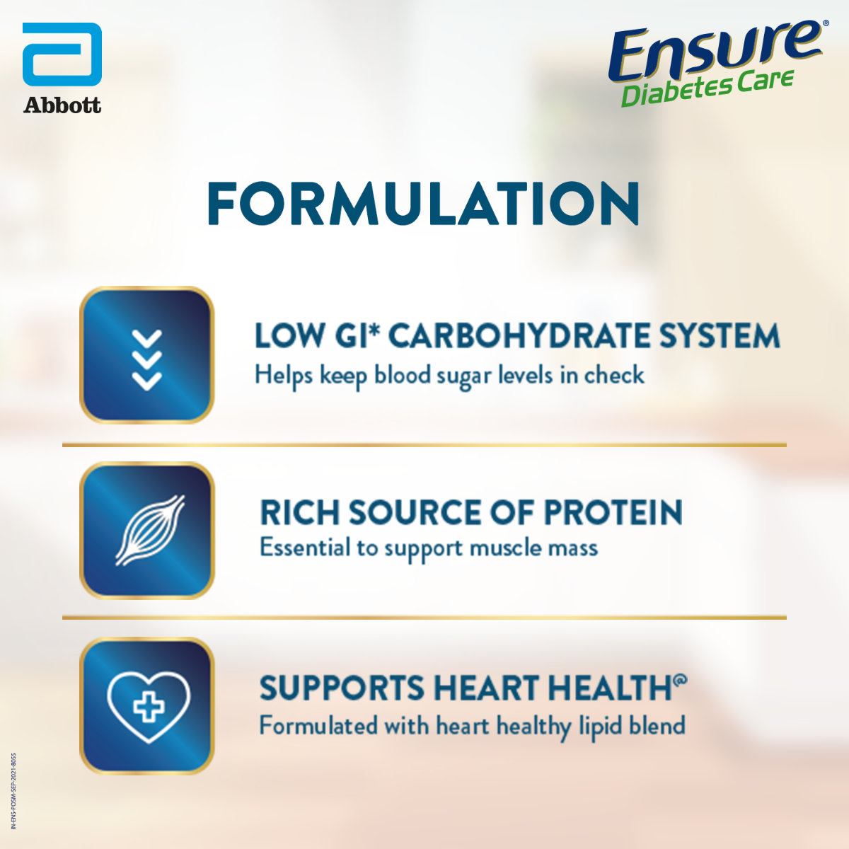 Ensure Diabetes Care Vanilla Delight Flavour Powder for Adults, 2 kg, Pack of 1 Ensure Diabetes Care Vanilla Delight Flavour Powder for Adults, 2 kg, Pack of 1