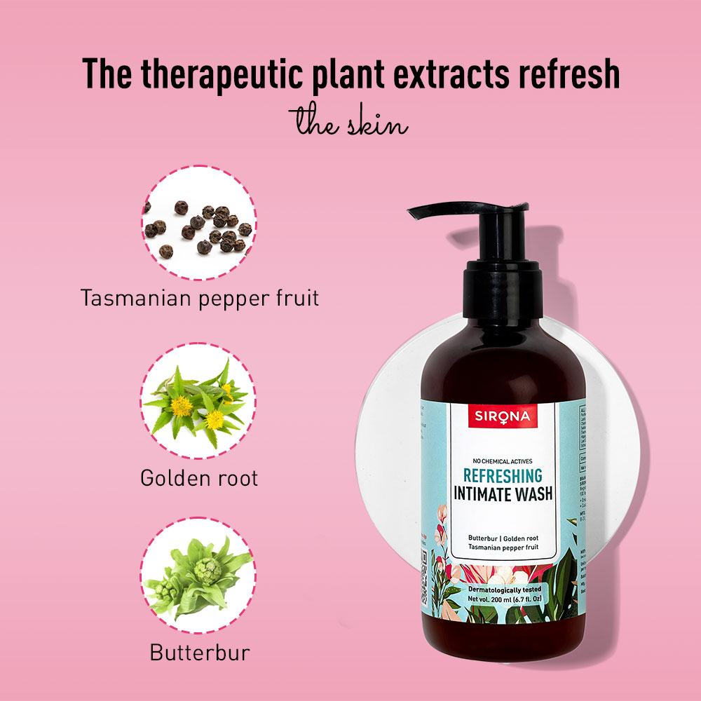 Sirona Refreshing Intimate Wash, 200 ml, Pack of 1 Sirona Refreshing Intimate Wash, 200 ml, Pack of 1