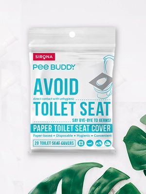 Sirona Pee Buddy Paper Toilet Seat Cover, 20 Count, Pack of 1