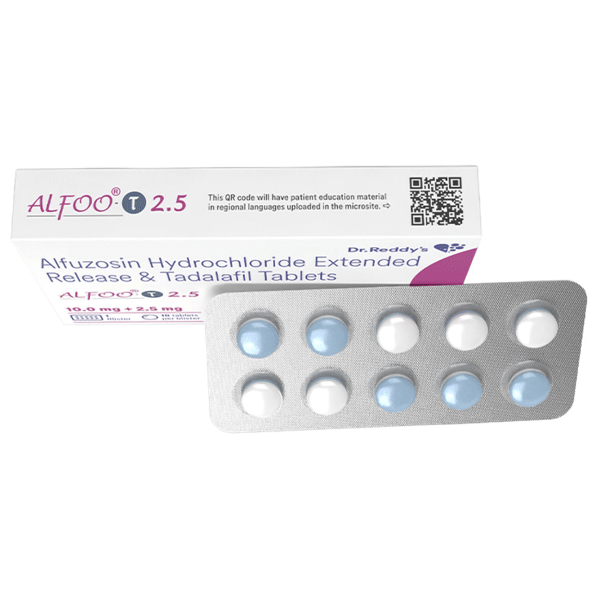 Alfoo-T 2.5 Tablet 10's, Pack of 10 Alfoo-T 2.5 Tablet 10's, Pack of 10