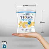 Nestle Resource High Protein Vanilla Flavour Powder, 400 gm, Pack of 1