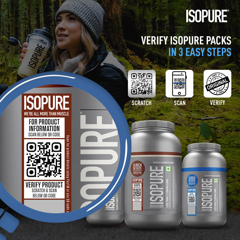 Isopure Less Than 1.5 gm Carbs 100% Whey Protein Isolate Creamy Vanilla Flavour Powder, 2.20 lb, Pack of 1 Isopure Less Than 1.5 gm Carbs 100% Whey Protein Isolate Creamy Vanilla Flavour Powder, 2.20 lb, Pack of 1