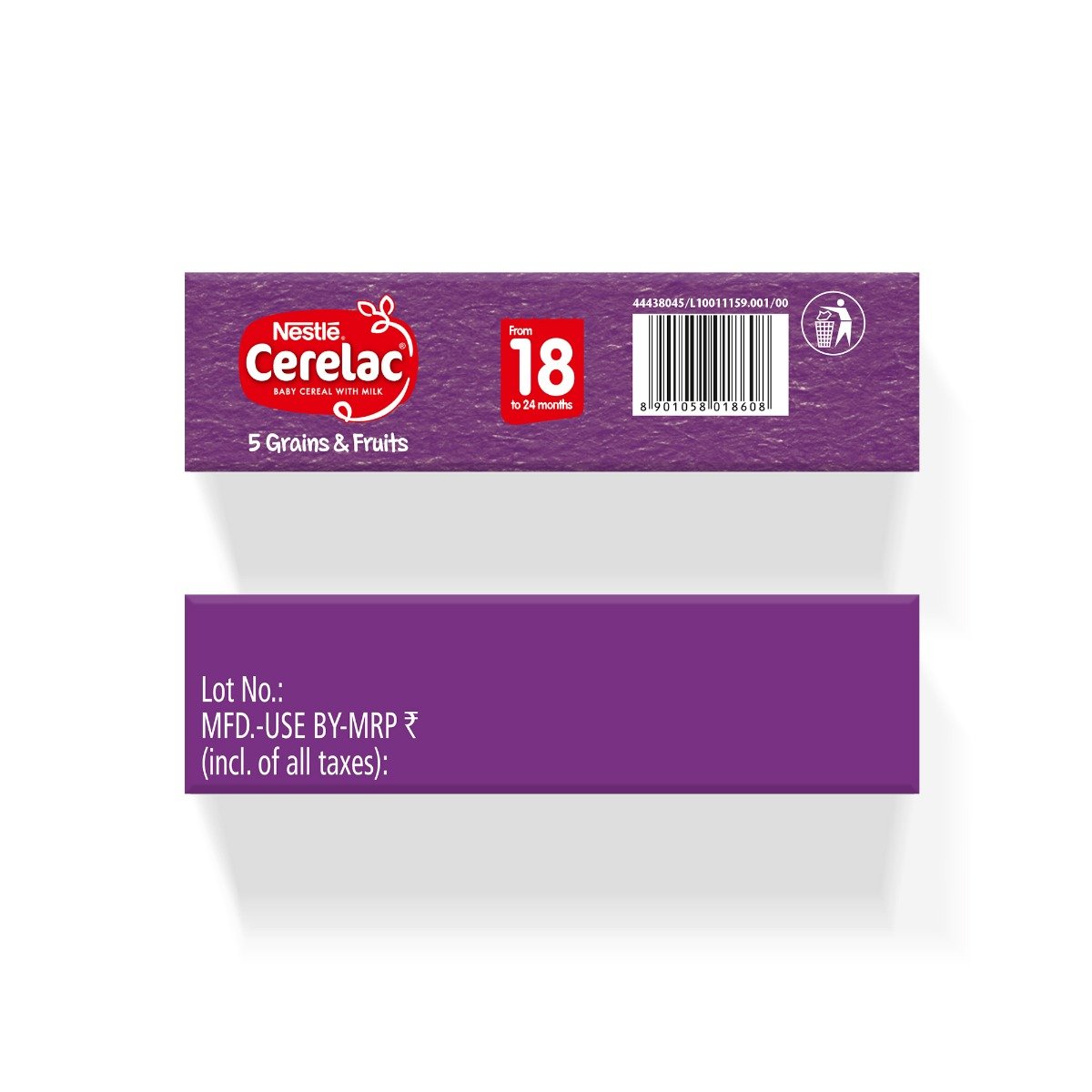 Nestle CERELAC 5 Grains & Fruits Baby Food Cereal, No Preservatives, 18 to 24 Months Baby, 300 gm, Pack of 1 Nestle CERELAC 5 Grains & Fruits Baby Food Cereal, No Preservatives, 18 to 24 Months Baby, 300 gm, Pack of 1