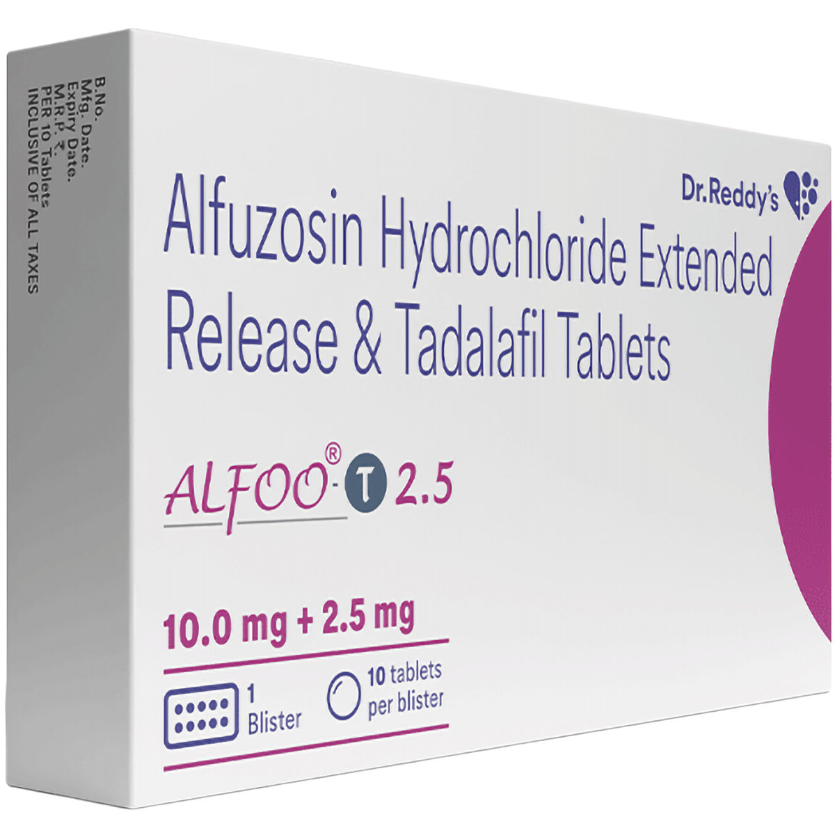 Alfoo-T 2.5 Tablet 10's, Pack of 10 Alfoo-T 2.5 Tablet 10's, Pack of 10