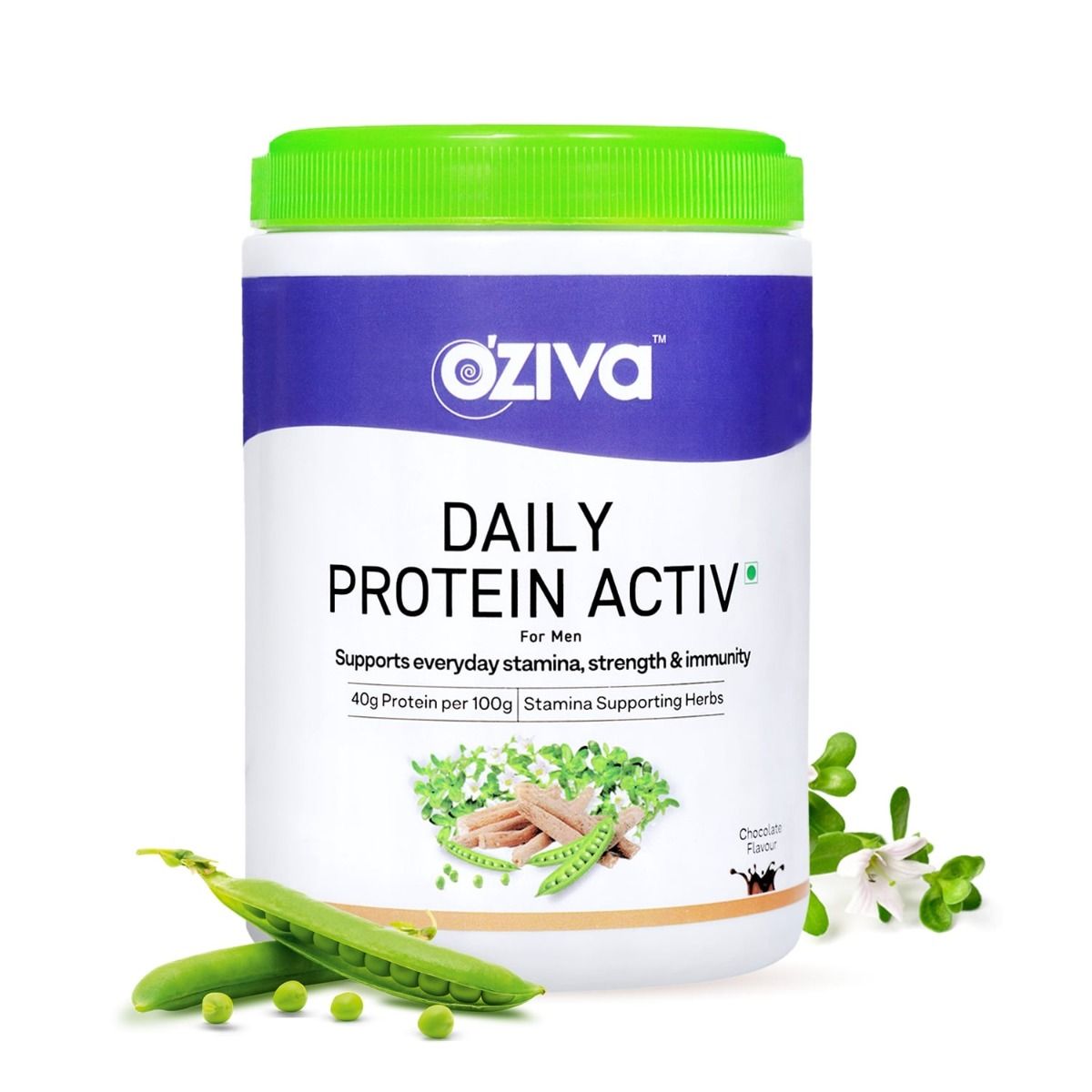 OZiva Organic Plant Protein Powder 500 Gms India Ayurveda