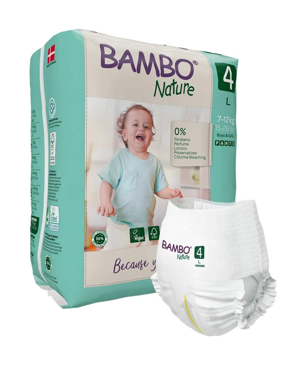 Bambo Nature Pant Diapers Large, 20 Count, Pack of 1 Bambo Nature Pant Diapers Large, 20 Count, Pack of 1