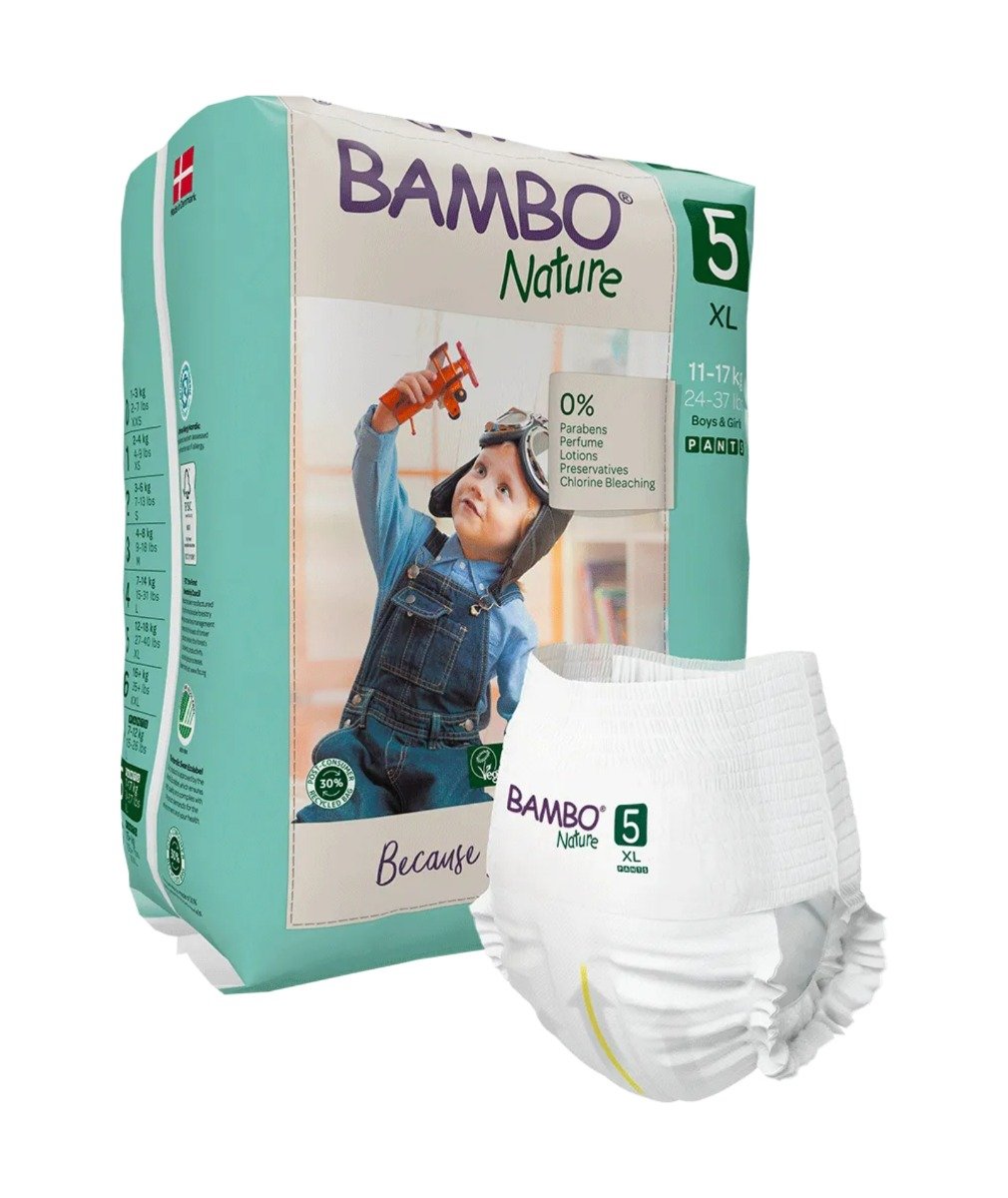 Bambo Nature Pant Diapers XL, 19 Count, Pack of 1 Bambo Nature Pant Diapers XL, 19 Count, Pack of 1