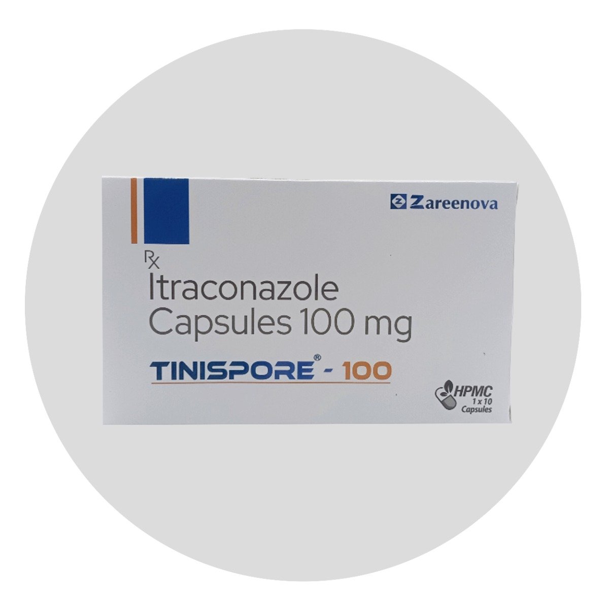 Tinispore-100 Capsule 10's, Pack of 10 CAPSULES Tinispore-100 Capsule 10's, Pack of 10 CAPSULES