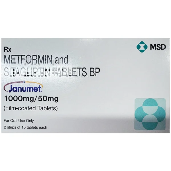 Janumet 1000/50 Tablet 15's
